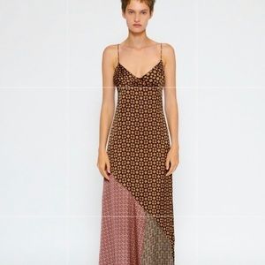 NEW WITHOUT TAGS* - Zara patchwork print maxi dress
